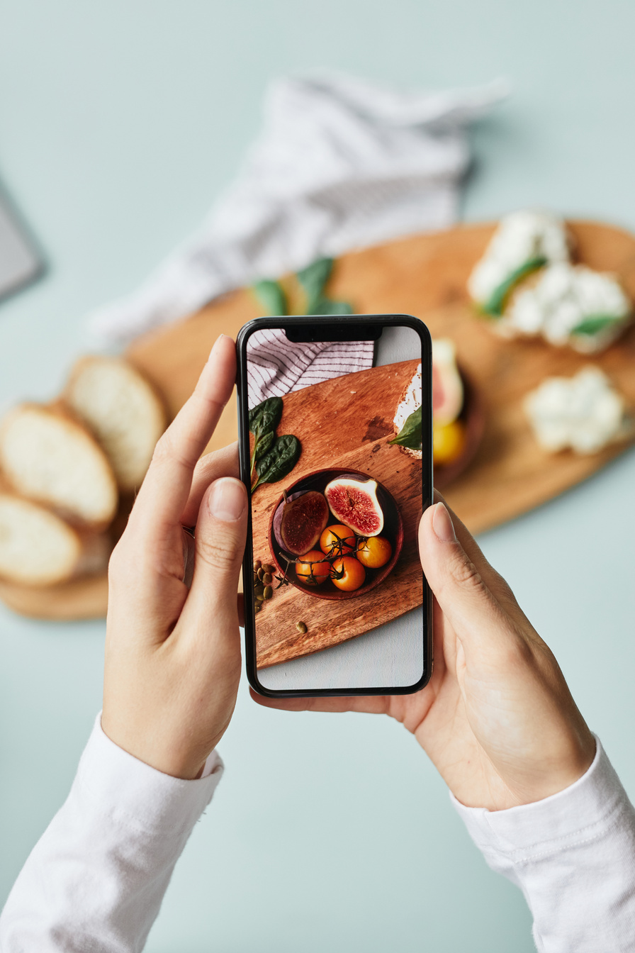 Mobile Food Photography Minimal